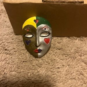 Multicolor double-faced pin